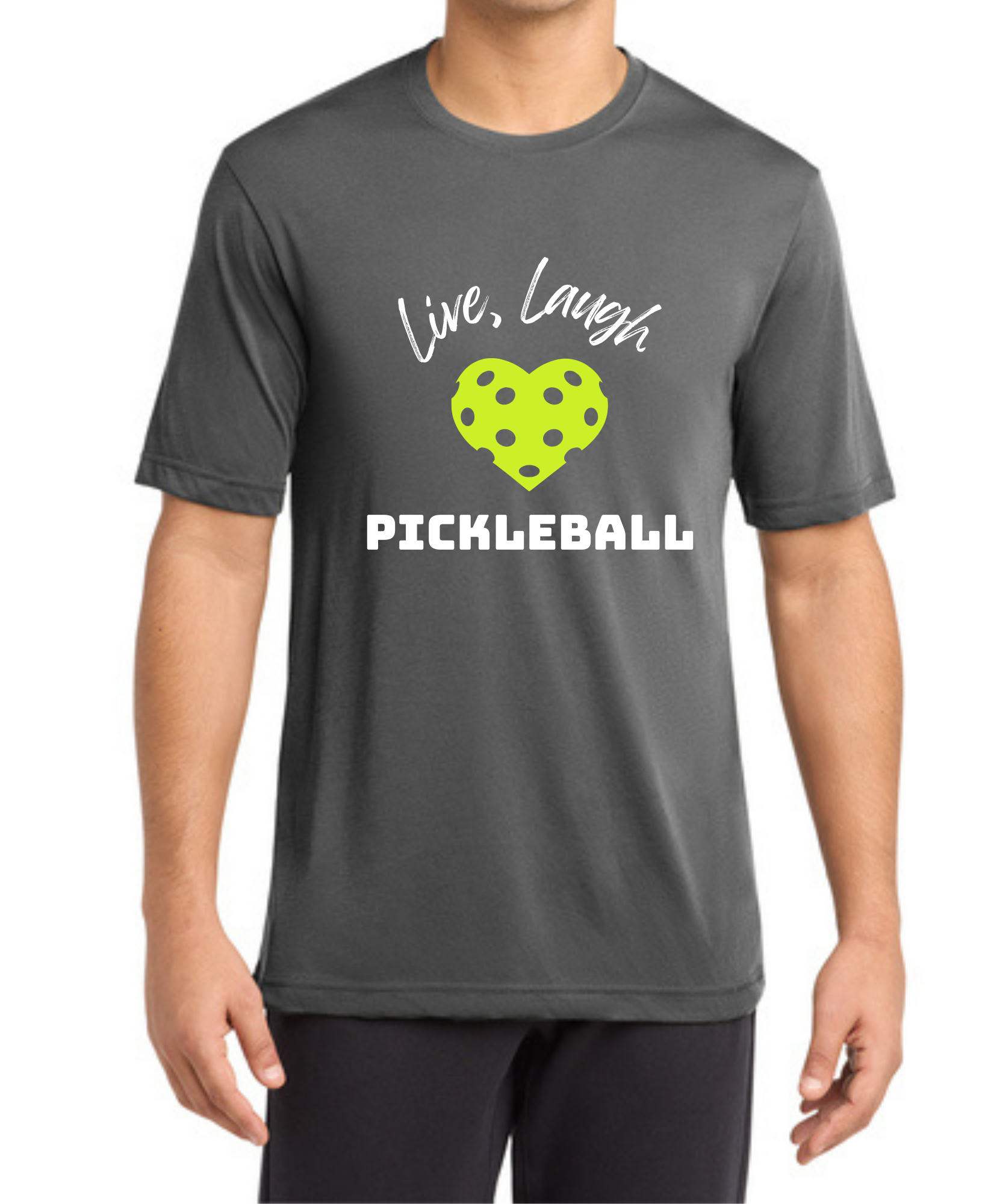 Live Laugh Pickleball Mens Tee