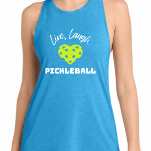 Womens tank top, Live Laugh Pickleball