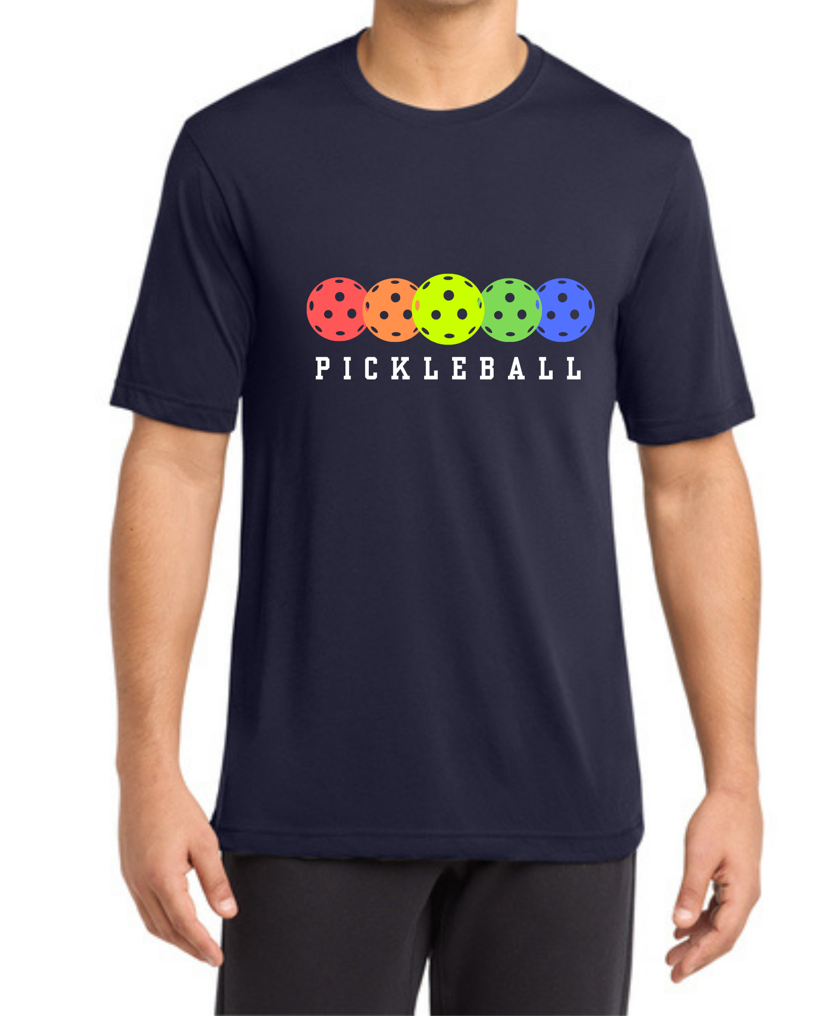 Pickleball Rainbow Mens Tee